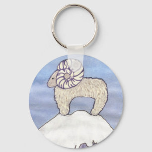 Rocky Mountain Ram Key Ring