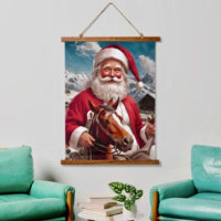 Rocky Mountain Santa and His Horse