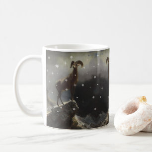 Rocky Mountain Sheep by Albert Bierstadt Coffee Mug