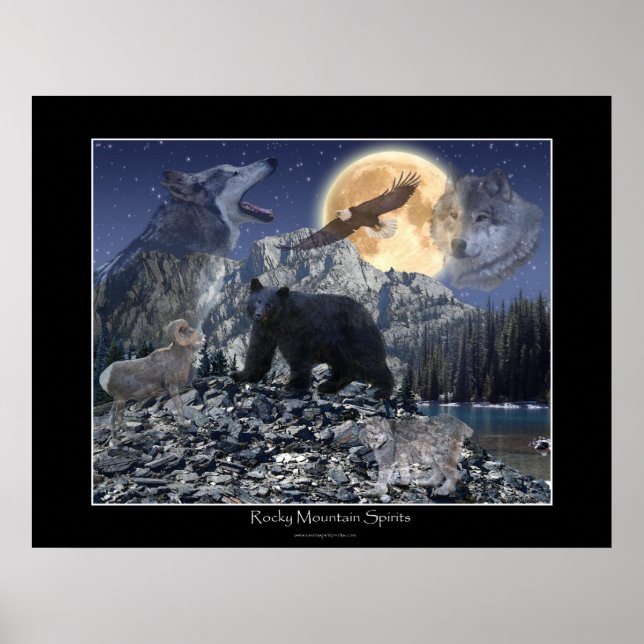 ROCKY MOUNTAIN SPIRITS Art Poster (Front)