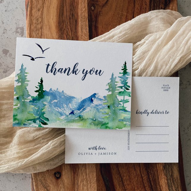 Rocky Mountain Thank You Postcard (Creator Uploaded)