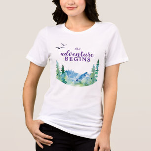 Rocky Mountain The Adventure Begins Tri-Blend Shirt
