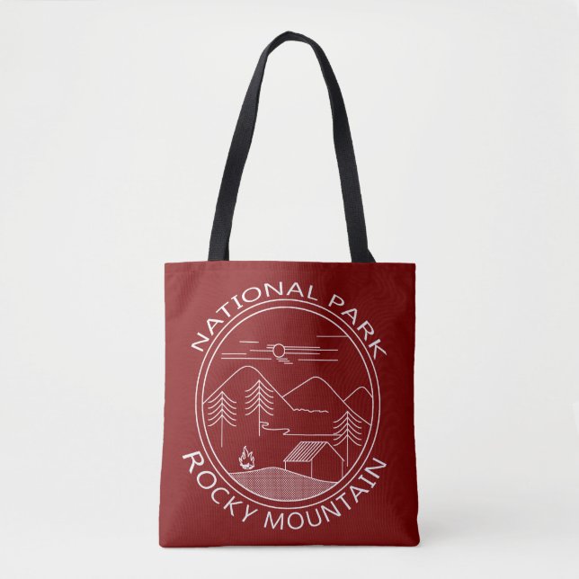 Rocky Mountain Tote Bag (Front)