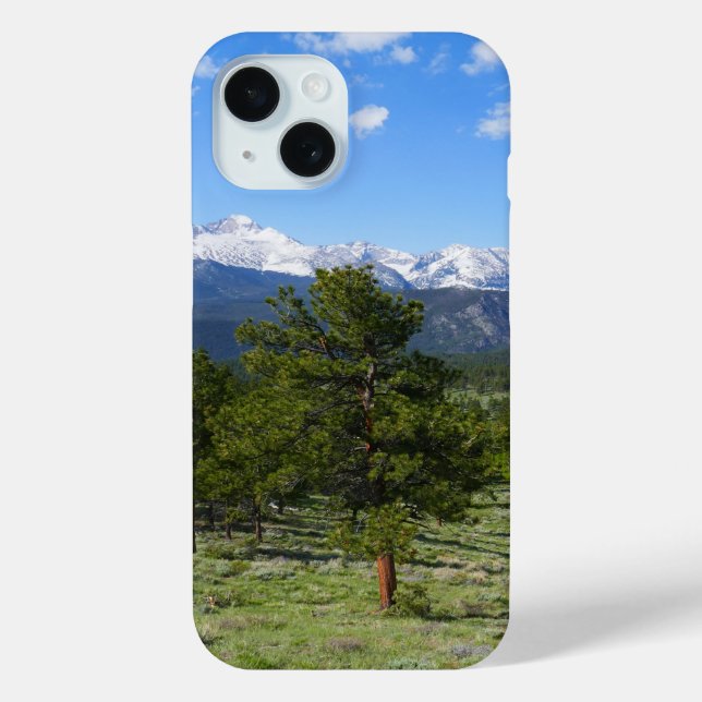 Rocky Mountain View Scenic Landscape Case-Mate iPhone Case (Back)