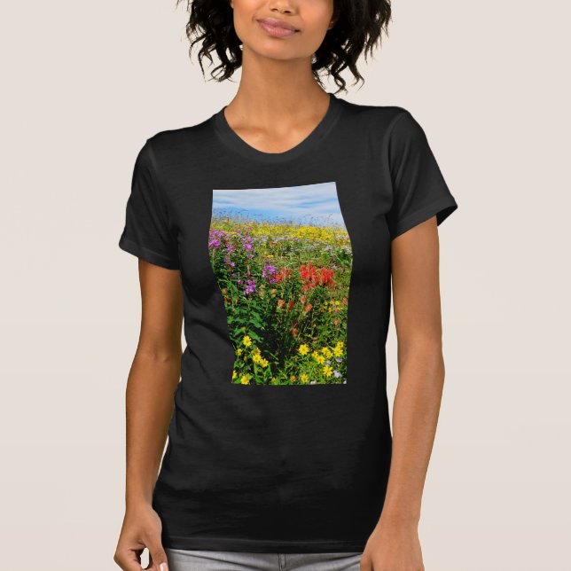 Rocky Mountain Wildflowers T-Shirt (Front)