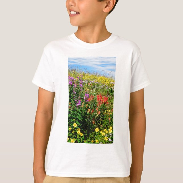 Rocky Mountain Wildflowers T-Shirt (Front)