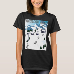 Rocky Mountains Beaver Creek Village Winter Sport T-Shirt