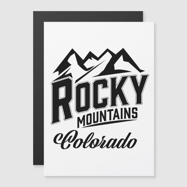 Rocky Mountains Colorado (Front/Back)