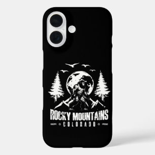 Rocky Mountains Colorado Bigfoot Vintage Hiking iPhone 16 Case