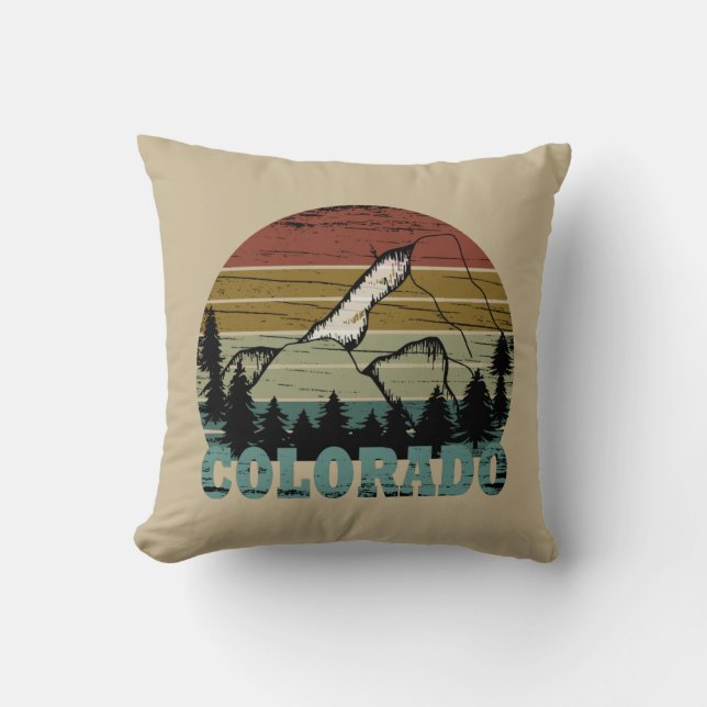 Rocky Mountains Colorado Cushion (Front)