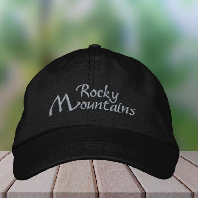 Rocky Mountains colorado Embroidered Hat (Creator Uploaded)