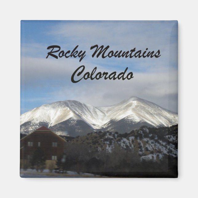 Rocky Mountains, Colorado Magnet (Front)