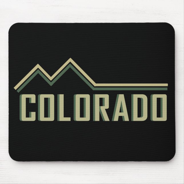 Rocky Mountains Colorado Mouse Pad (Front)