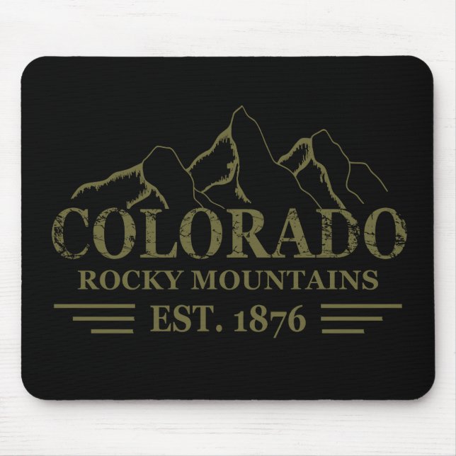 Rocky Mountains Colorado  Mouse Pad (Front)