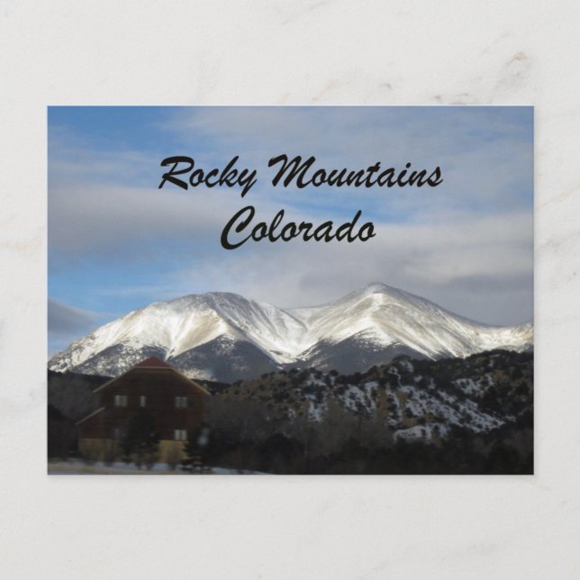 Rocky Mountains, Colorado Postcard (Front)