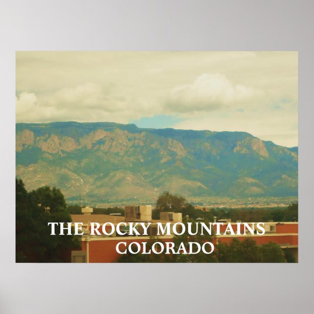 ROCKY MOUNTAINS,COLORADO poster (Front)