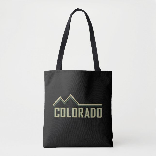 Rocky Mountains Colorado Tote Bag (Front)