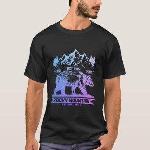Rocky Mountains Colorado Vintage National Park Bea T-Shirt