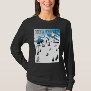 Rocky Mountains Deer Valley Winter Sports Ski Reso T-Shirt