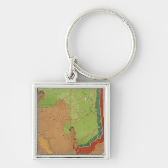 Rocky Mountains Geological Key Ring (Front)