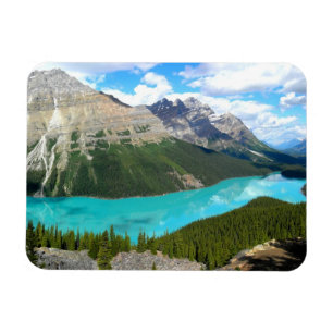 Rocky Mountains Lake Magnet