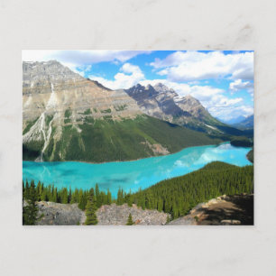 Rocky Mountains Lake Postcard