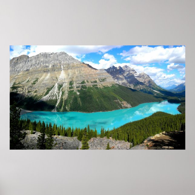 Rocky Mountains Lake Poster (Front)