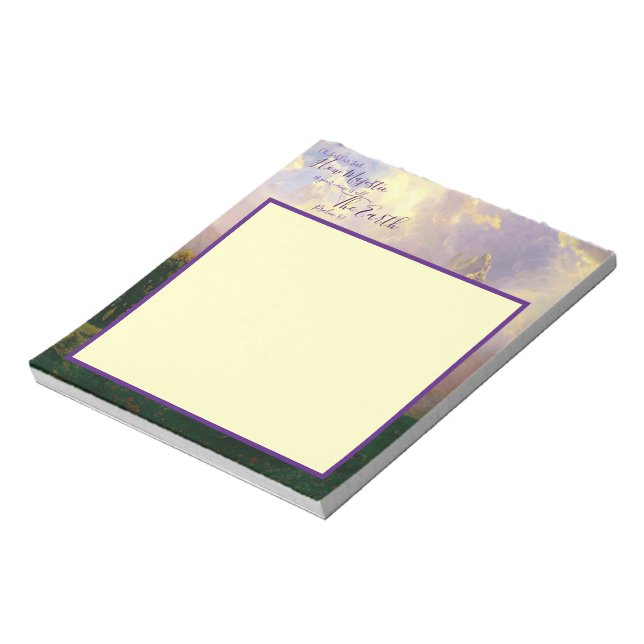 Rocky mountains Majestic Notepad (Rotated)