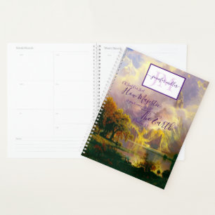 Rocky mountains Majestic personalised Planner