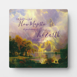 Rocky mountains Majestic Plaque