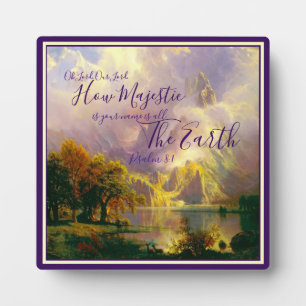 Rocky mountains Majestic Plaque