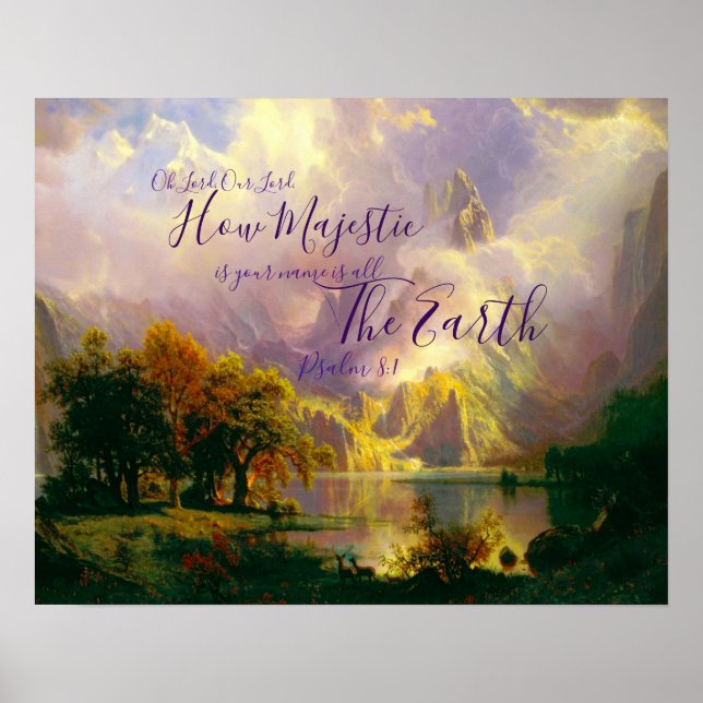 Rocky mountains Majestic  Poster (Front)
