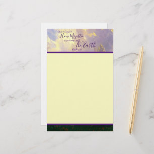 Rocky mountains Majestic Stationery