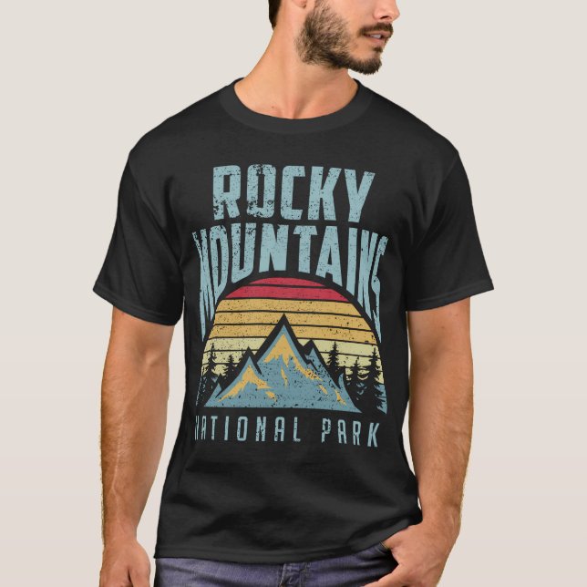 Rocky Mountains National Park Colorado T-Shirt (Front)
