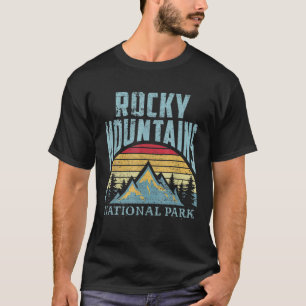 Rocky Mountains National Park Colorado Vintage T T-Shirt