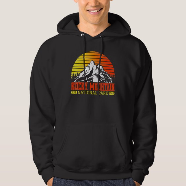 Rocky Mountains National Park Souvenirs Colorado B Hoodie (Front)