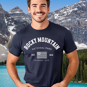 Rocky Mountains – Nature Travel Souvenir Design T-Shirt