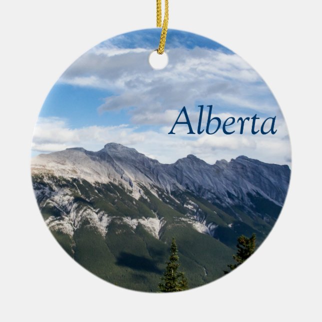 Rocky Mountains ornament - Alberta (Front)