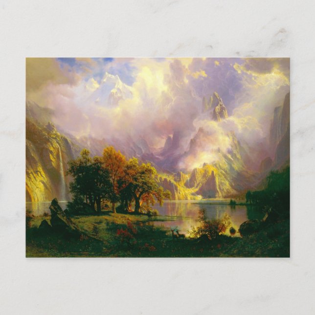 Rocky mountains postcard (Front)