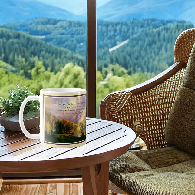 Rocky mountains serenity prayer Mug (Creator Uploaded)