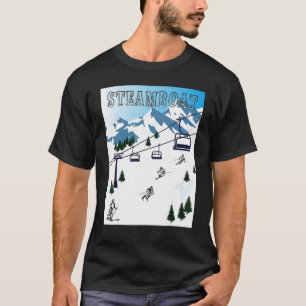 Rocky Mountains Ski Resort Steamboat T-Shirt