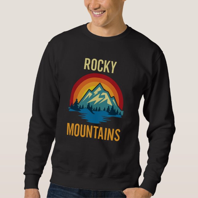 Rocky Mountains Sunset Sweatshirt (Front)