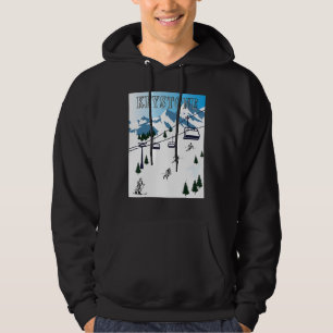 Rocky Mountains Winter Sports Ski Area Keystone Hoodie