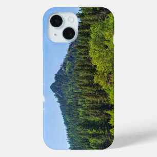 rocky mountaintop and woodlands at golden gate  iPhone 15 case