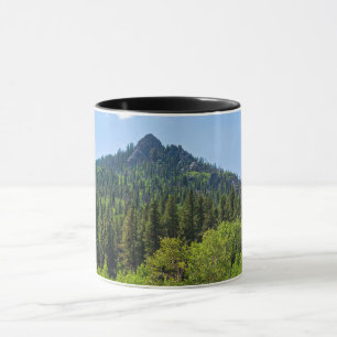 rocky mountaintop and woodlands at golden gate mug