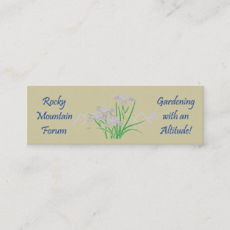 Rocky Mtn #5 Mini Business Card