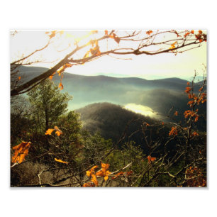 Rocky Mtn. Appalachian Trail, Georgia Photo Print