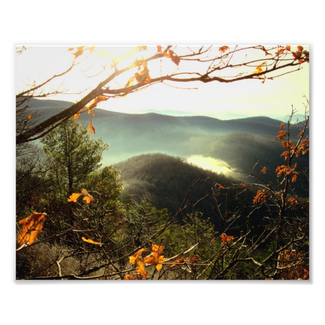 Rocky Mtn. Appalachian Trail, Georgia Photo Print (Front)