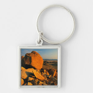 Rocky Outcrop And Desert Valley, Richtersveld Key Ring