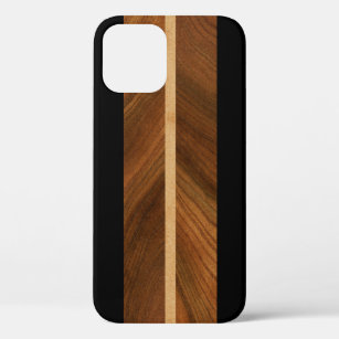 Rocky Point Hawaiian Faux Wood Surfboard 2 iPhone 12 Pro Case